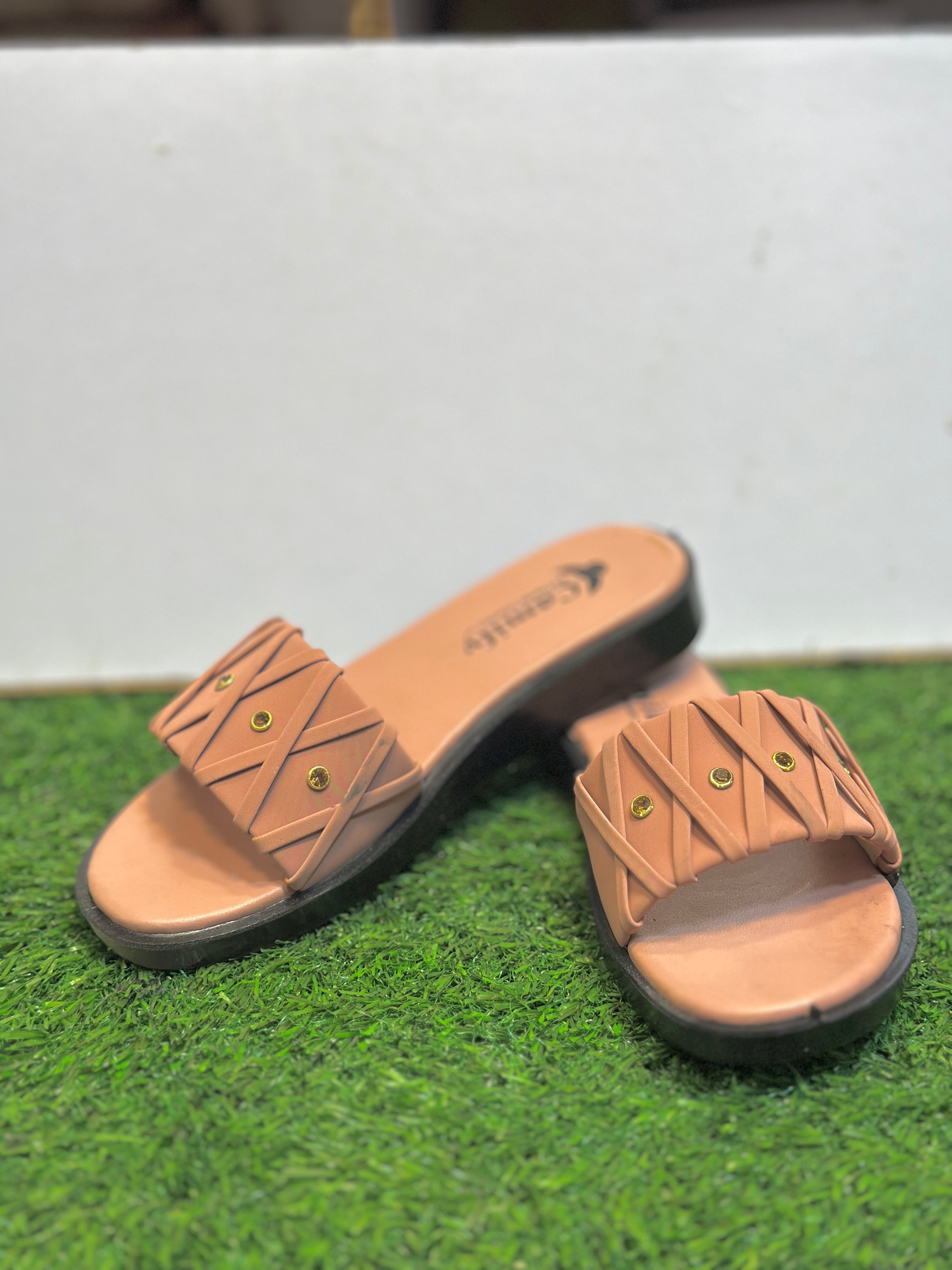 Pleated Comfort Slippers