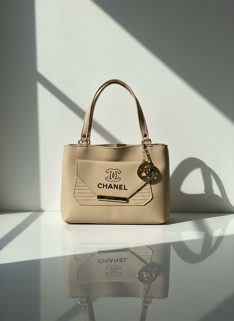 Signature Charm Shoulder Tote