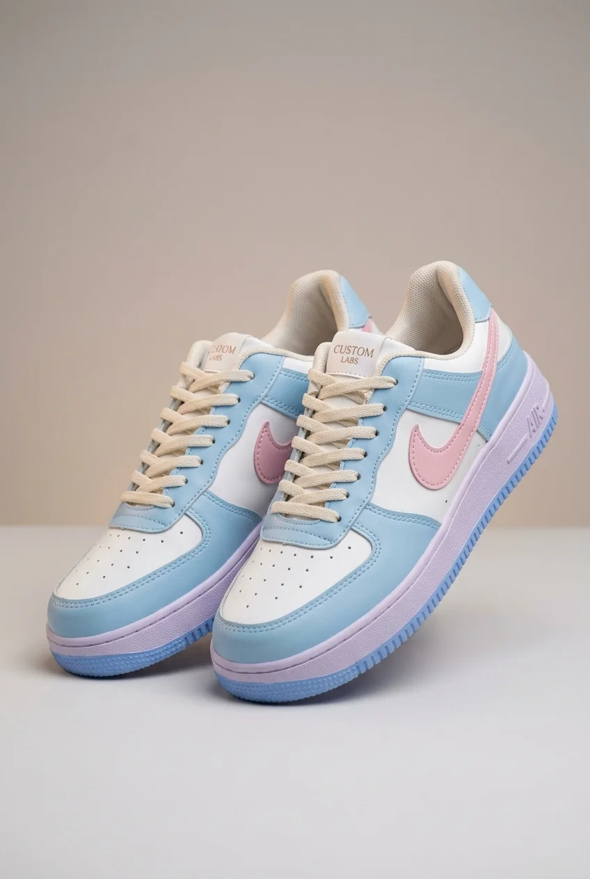 Pastel Dream Casual Court Sneakers